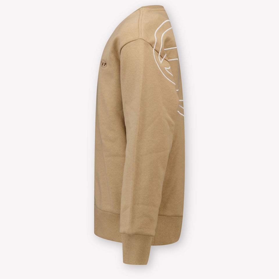 Diesel Kinder Jongens Trui In Beige