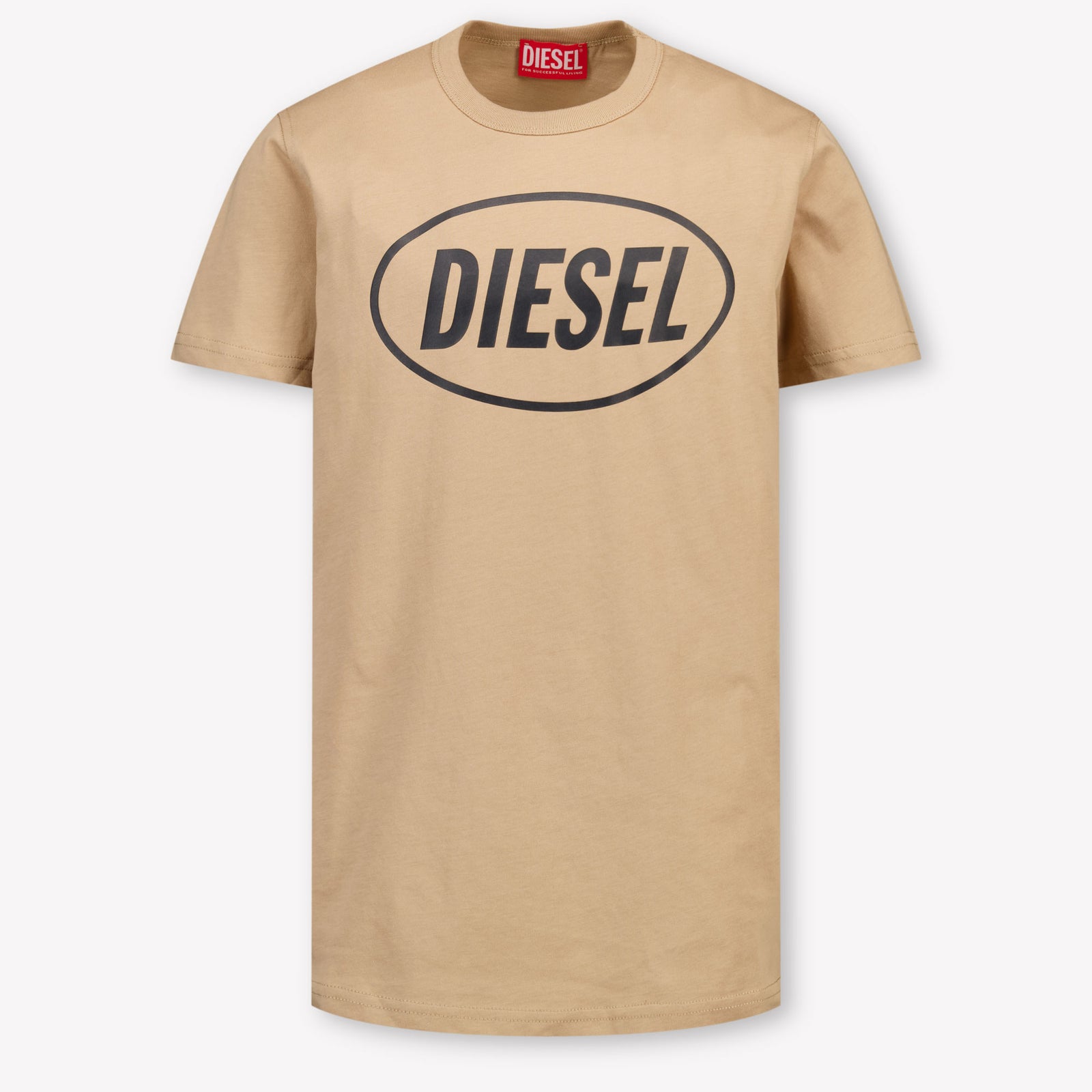 Diesel Kinder Jongens T-Shirt In Beige