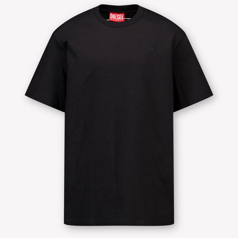 Diesel Kinder Jongens T-Shirt In Zwart