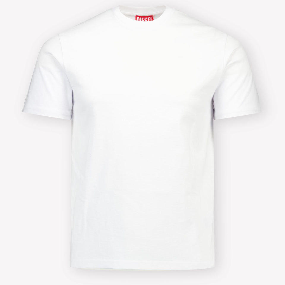 Diesel Kinder Jongens T-Shirt In Wit