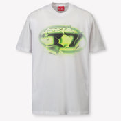 Diesel Kids Boys  T-Shirt White