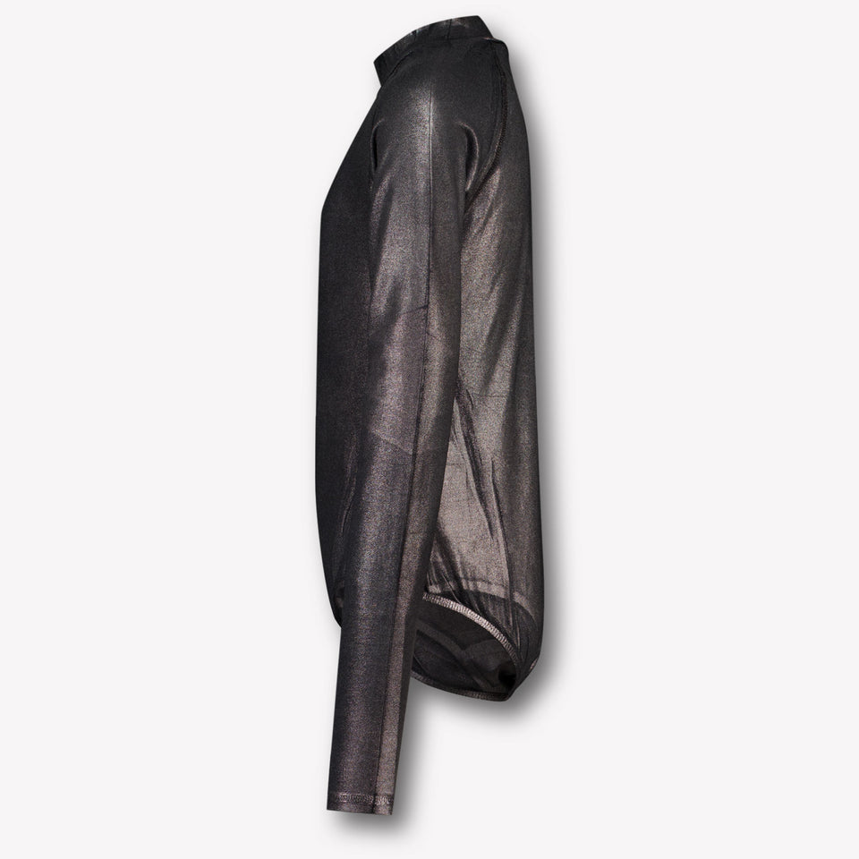 Diesel Kinder Meisjes T-Shirt In Antraciet