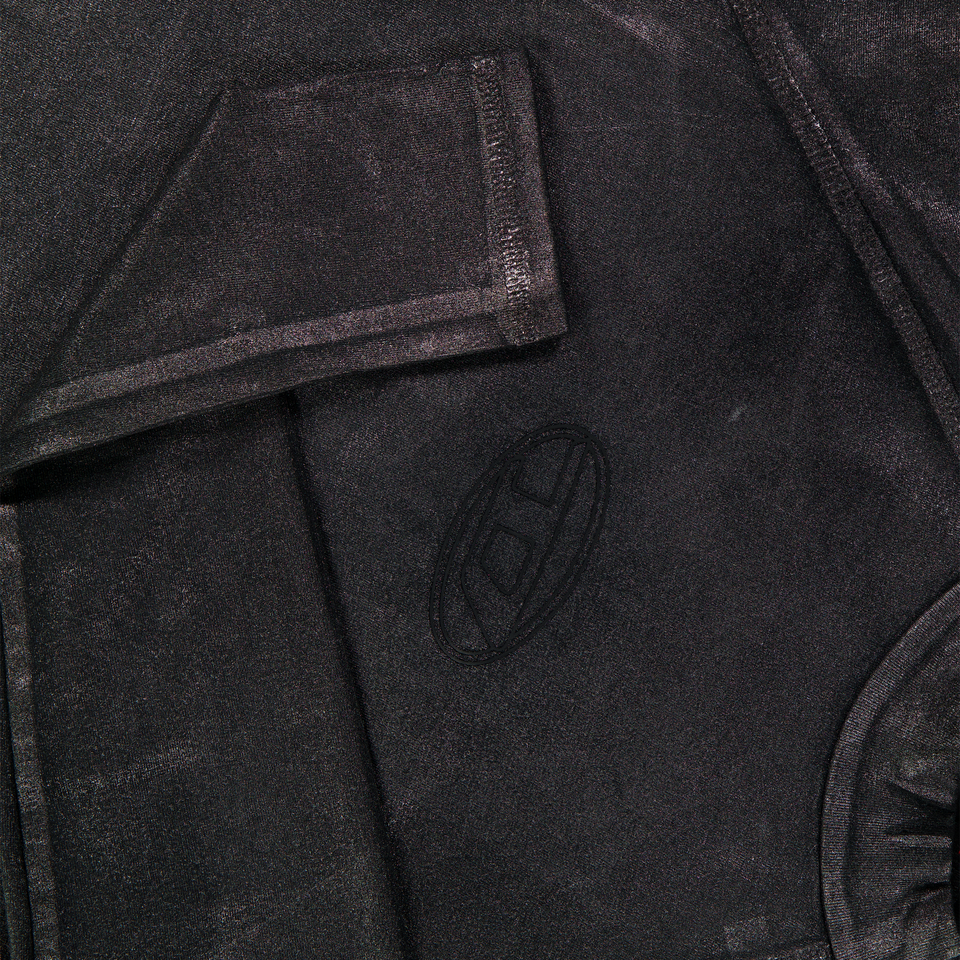 Diesel Kinder Meisjes T-Shirt In Antraciet