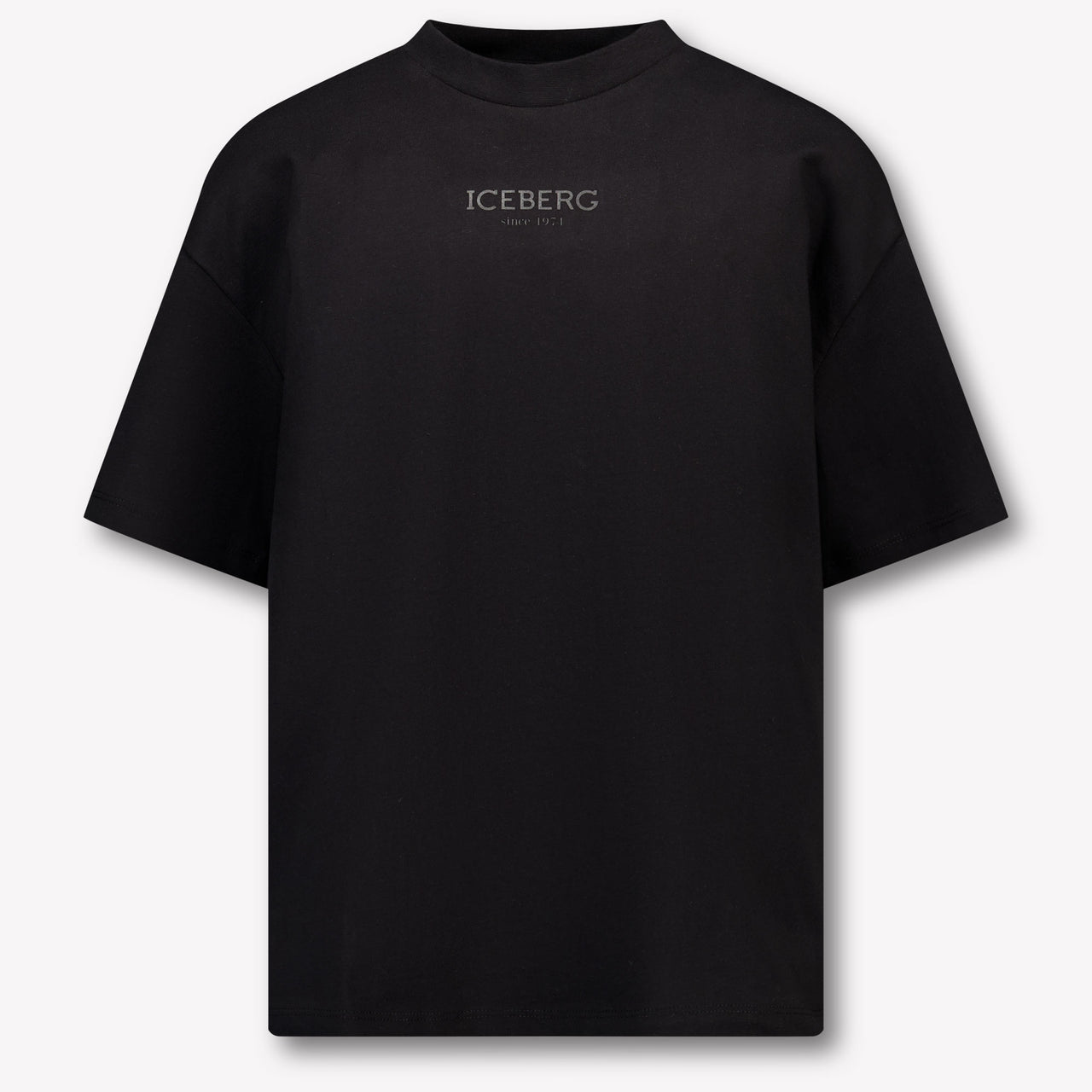 Iceberg Kinder Jongens T-Shirt In Zwart