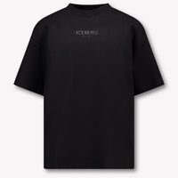 Iceberg Kinder Jongens T-Shirt In Zwart