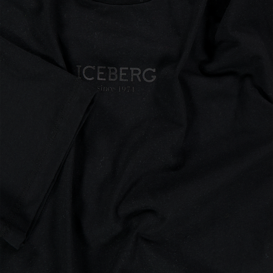 Iceberg Kinder Jongens T-Shirt In Zwart