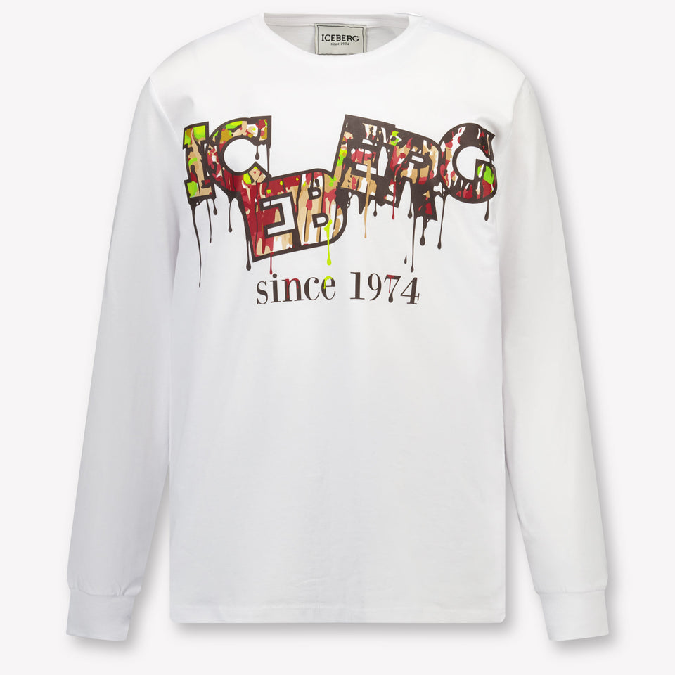 Iceberg Kids Boys  T-Shirt White