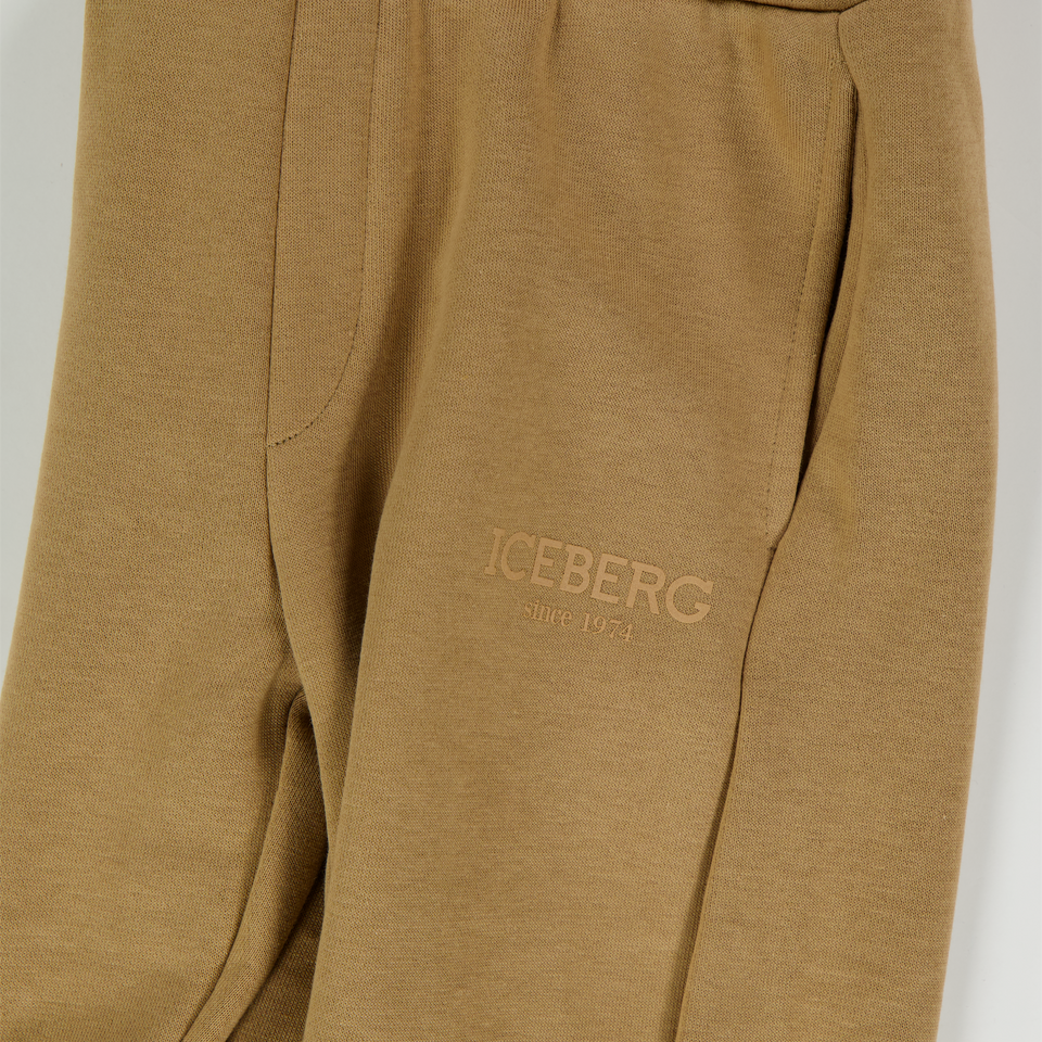 Iceberg Kinder Jongens Broek In Camel