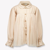 Donsje Amsterdam Kids Girls Blouse  Light Beige