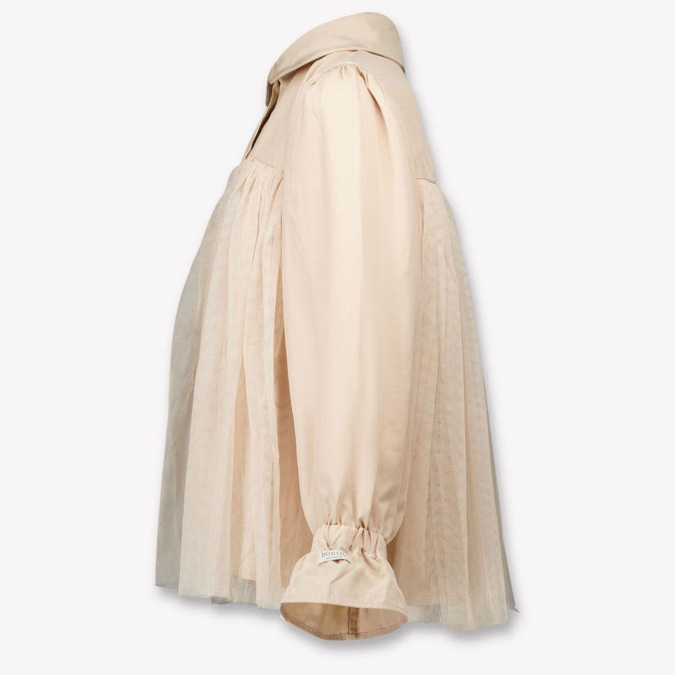 Donsje Amsterdam Kids Girls Blouse  Light Beige