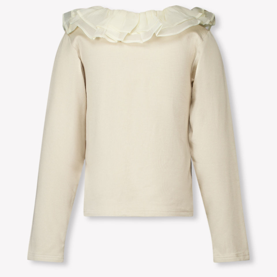 Donsje Amsterdam Kinder Meisjes T-Shirt In Licht Beige