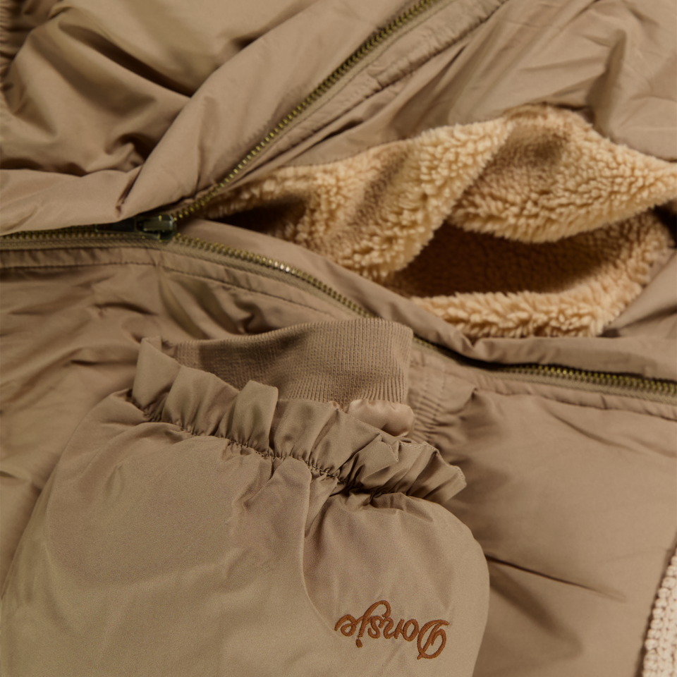 Donsje Amsterdam Kids Girls Winter Jacket  Old Pink