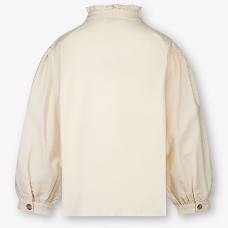 Donsje Amsterdam Kids Girls Blouse  Light Beige