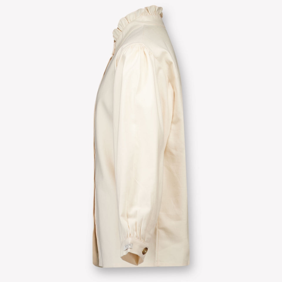 Donsje Amsterdam Kids Girls Blouse  Light Beige