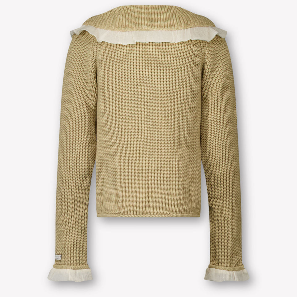 Donsje Amsterdam Kids Girls Vest  Taupe