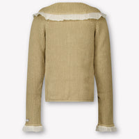 Donsje Amsterdam Kinder Meisjes Vest In Taupe