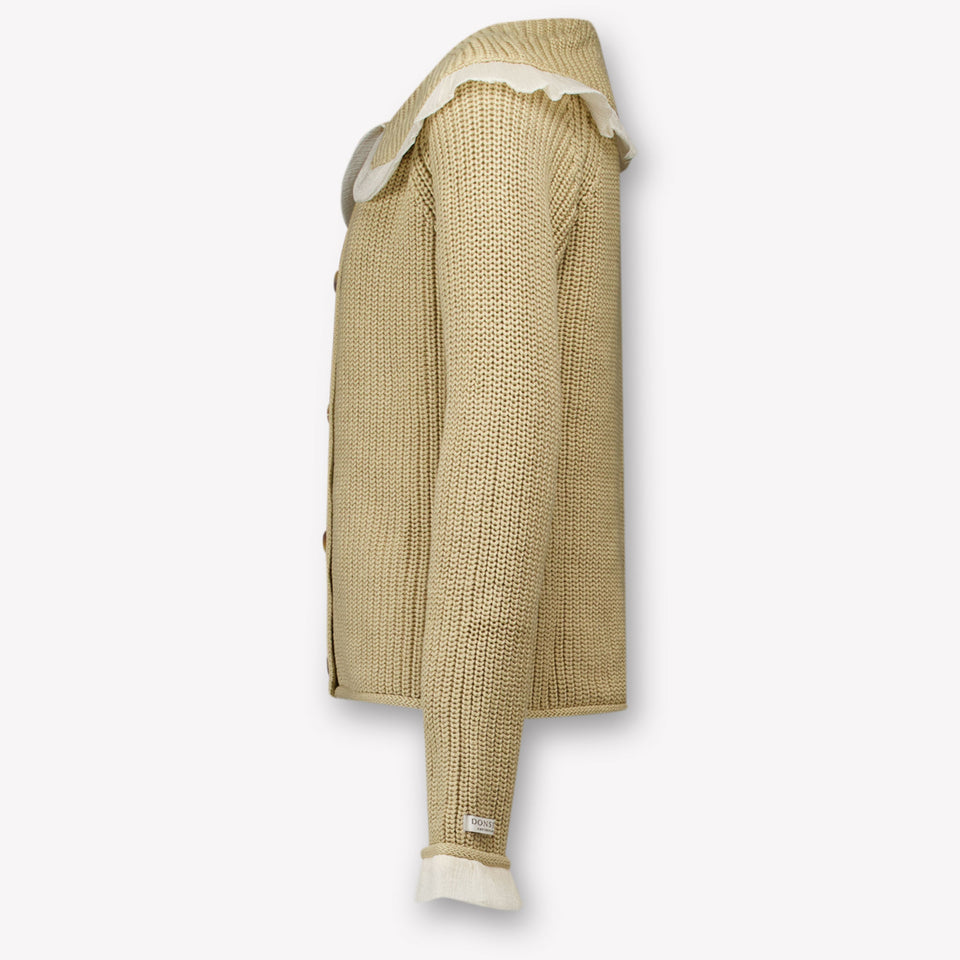Donsje Amsterdam Kids Girls Vest  Taupe