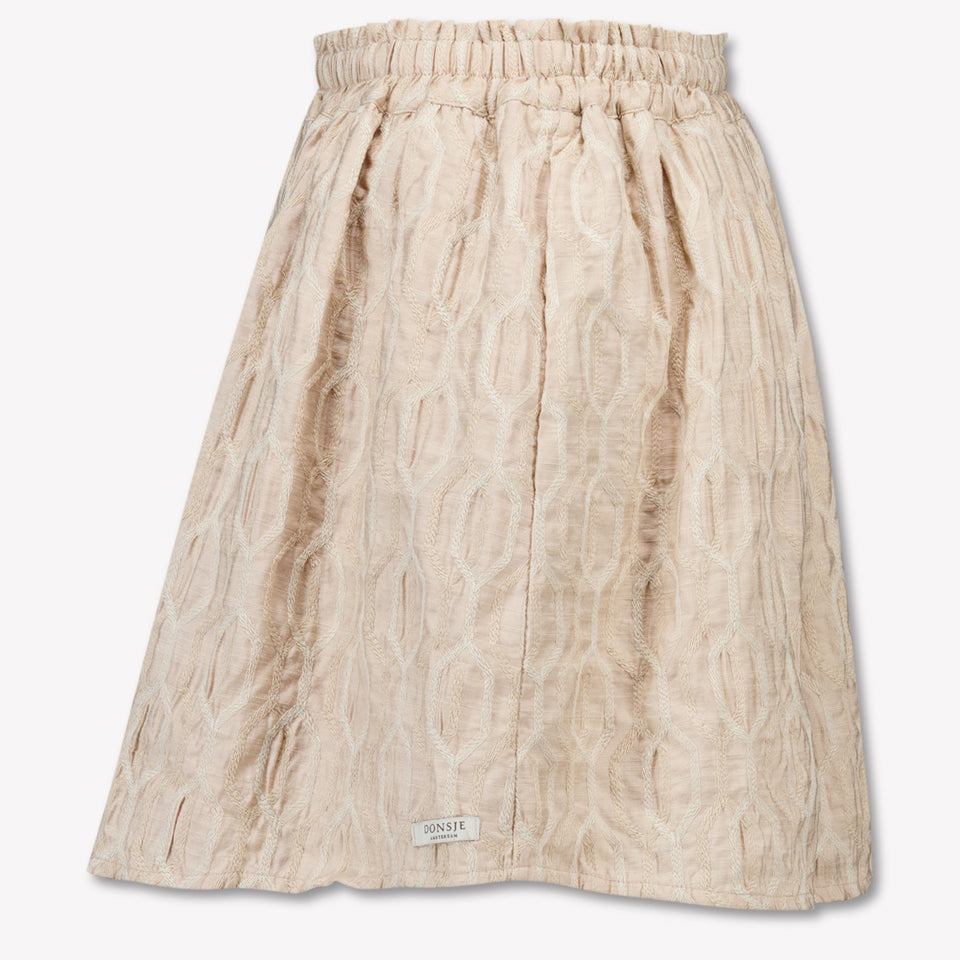 Donsje Amsterdam Kids Girls Skirt  Light Beige