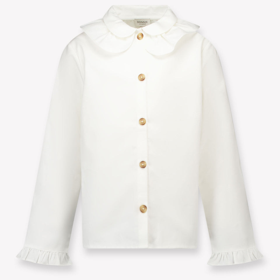 Donsje Amsterdam Kids Girls Blouse  Offwhite
