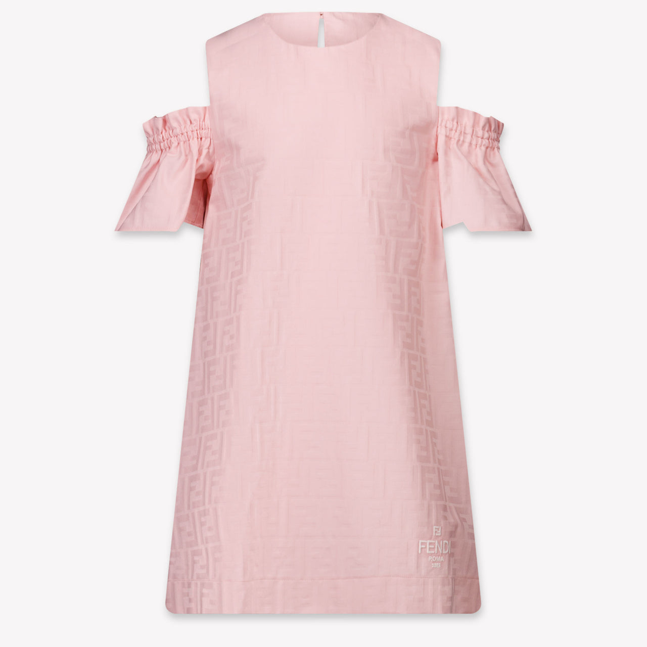 Fendi Kinder Meisjes Jurk In Licht Roze