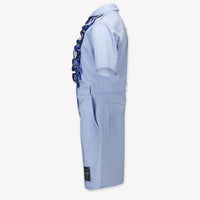 Fendi Kinder Meisjes Jurk In Licht Blauw