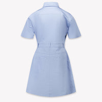 Fendi Kinder Meisjes Jurk In Licht Blauw