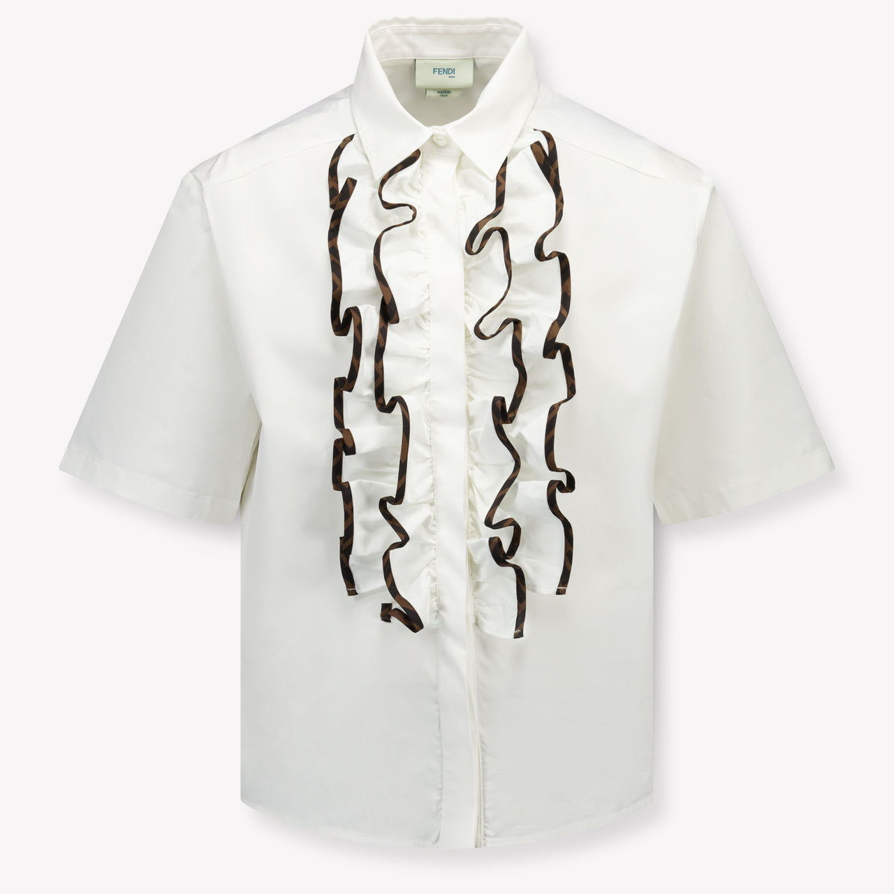 Fendi Kinder Meisjes Blouse In Wit