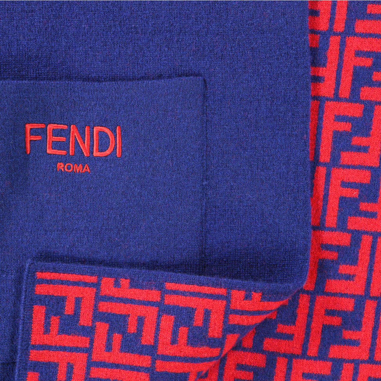 Fendi Kinder Meisjes Sjaals In Navy