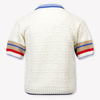 Fendi Kinder Jongens Polo In Off White
