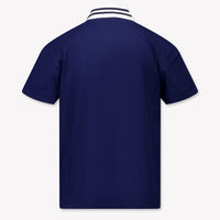 Fendi Kids Boys Polo  Navy