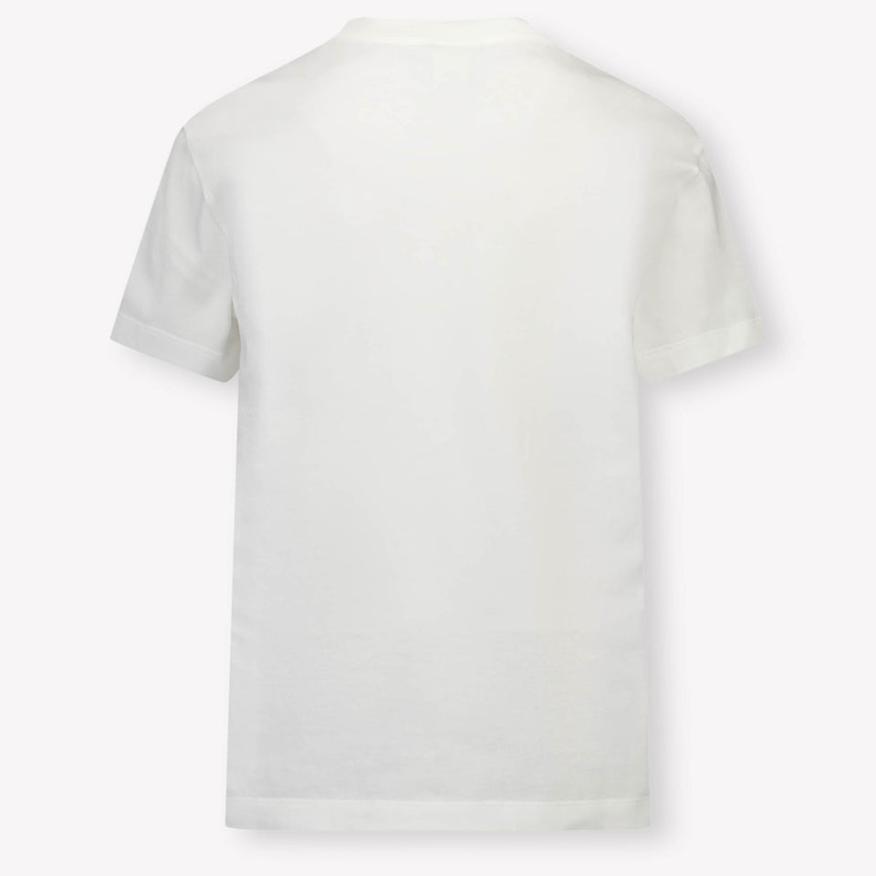 Fendi Kids Boys  T-Shirt White