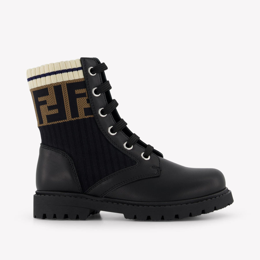 Fendi Unisex Boots  Black