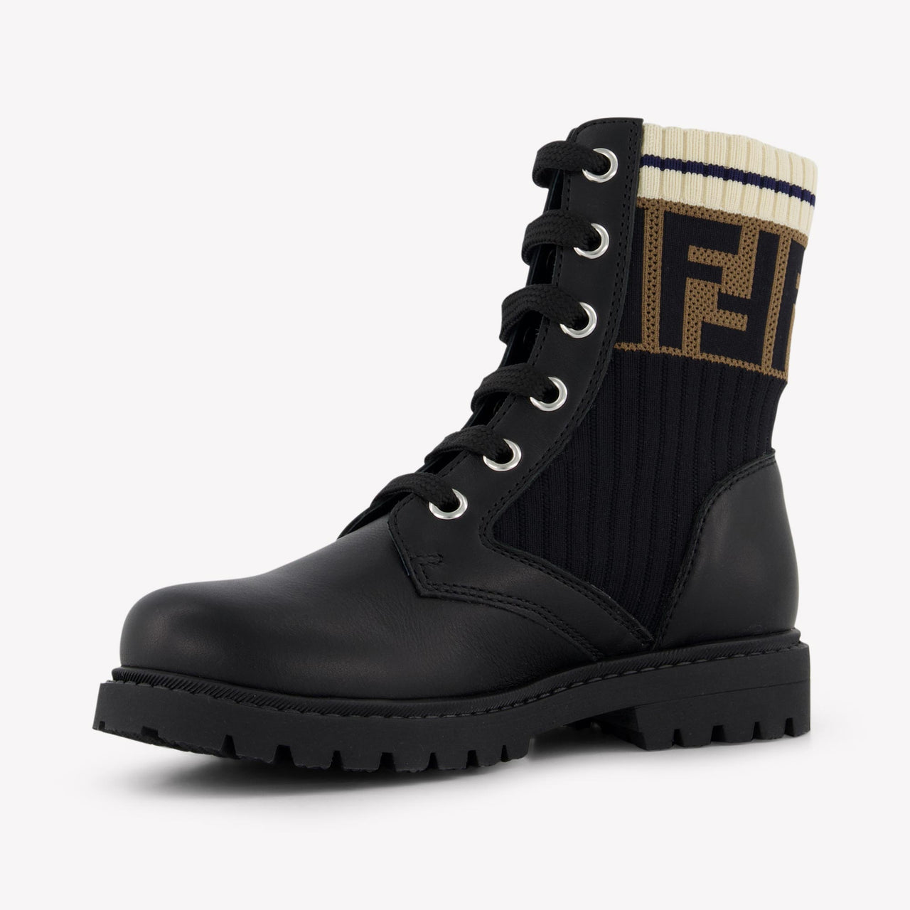 Fendi Unisex Boots  Black