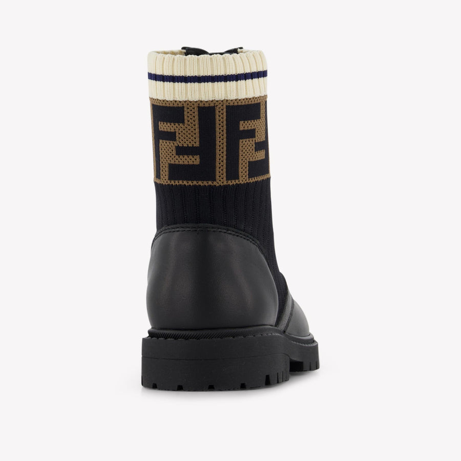 Fendi Unisex Boots  Black