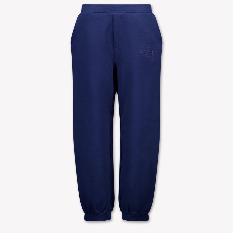 Fendi Kinder Unisex Broek In Navy