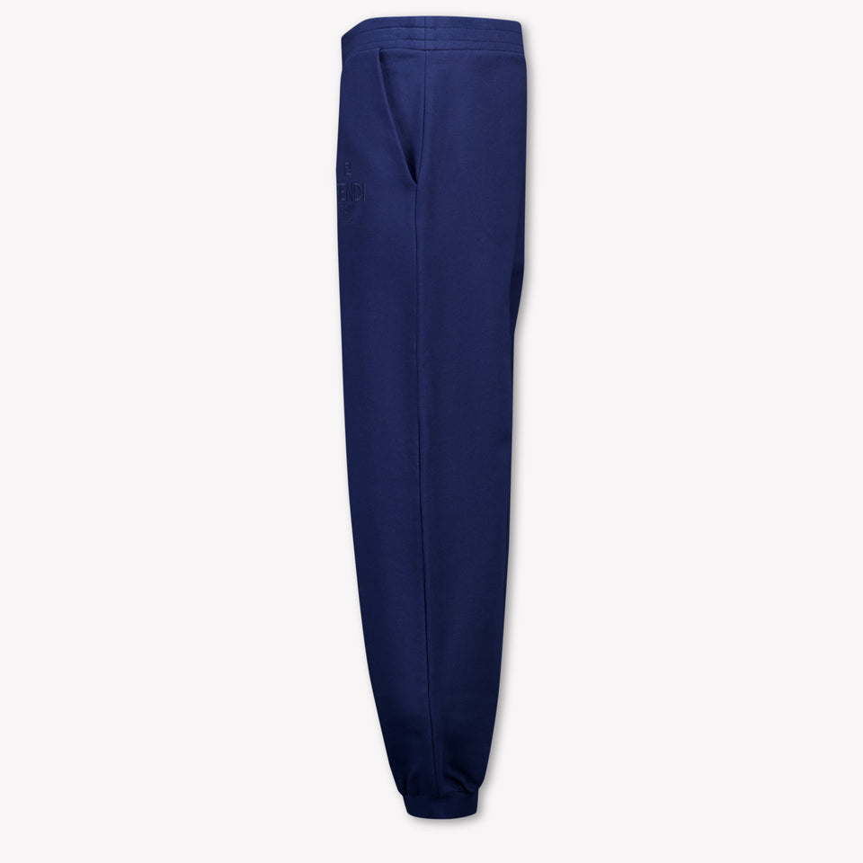Fendi Kinder Unisex Broek In Navy