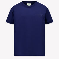 Fendi Kinder Unisex T-Shirt In Navy