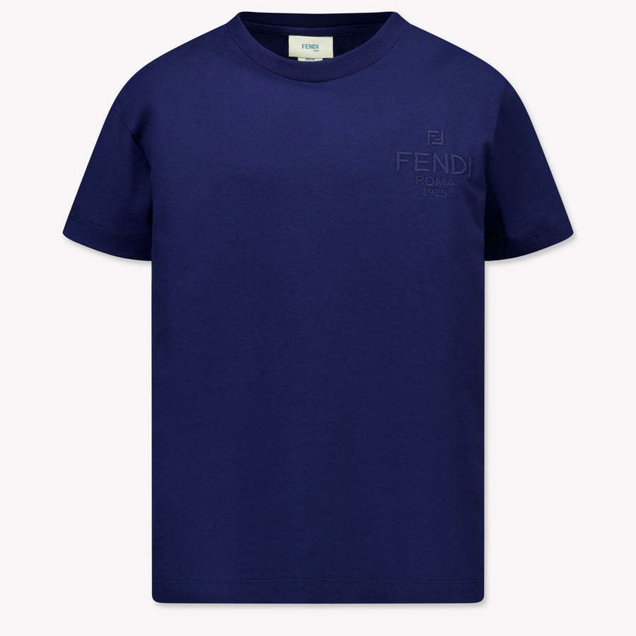 Fendi Kinder Unisex T-Shirt In Navy