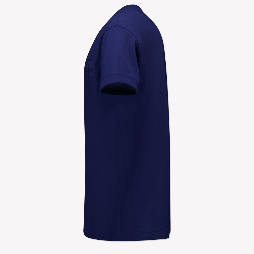 Fendi Kids Unisex T-Shirt  Navy