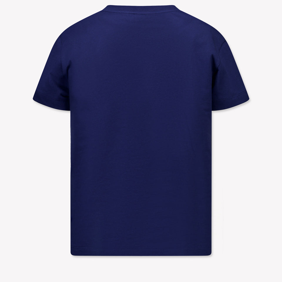 Fendi Kids Unisex T-Shirt  Navy