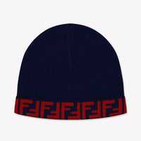 Fendi Kinder Unisex Muts In Navy