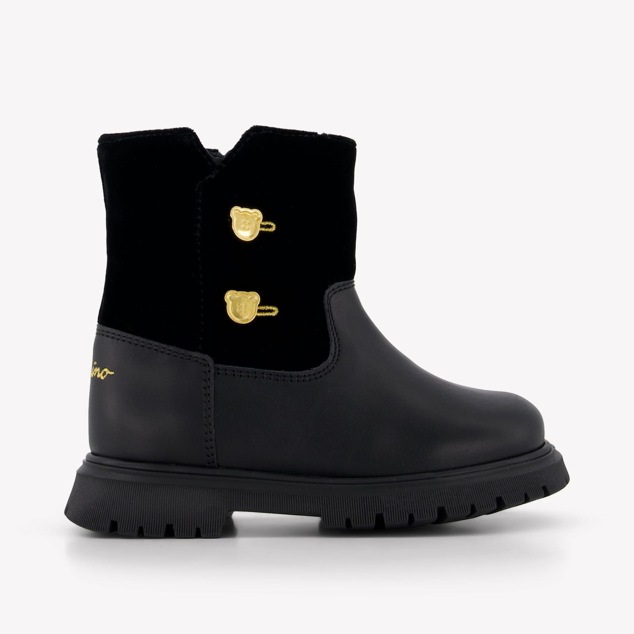 Moschino Baby Girls Boots  Black