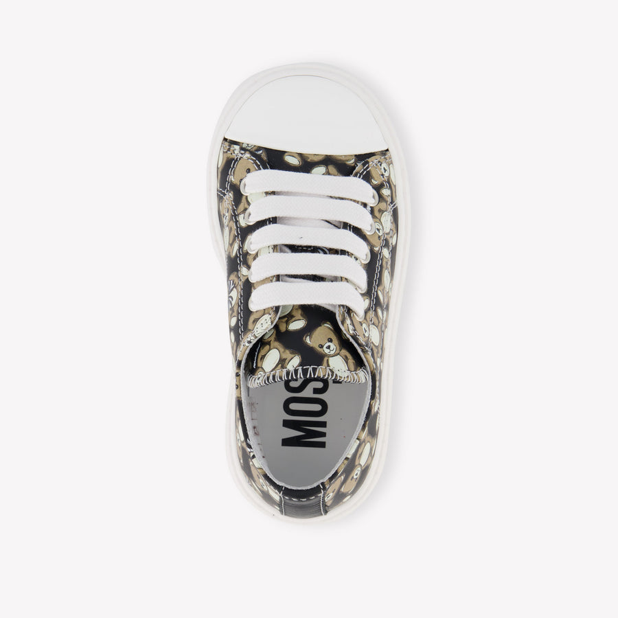 Moschino Meisjes Sneakers In Zwart