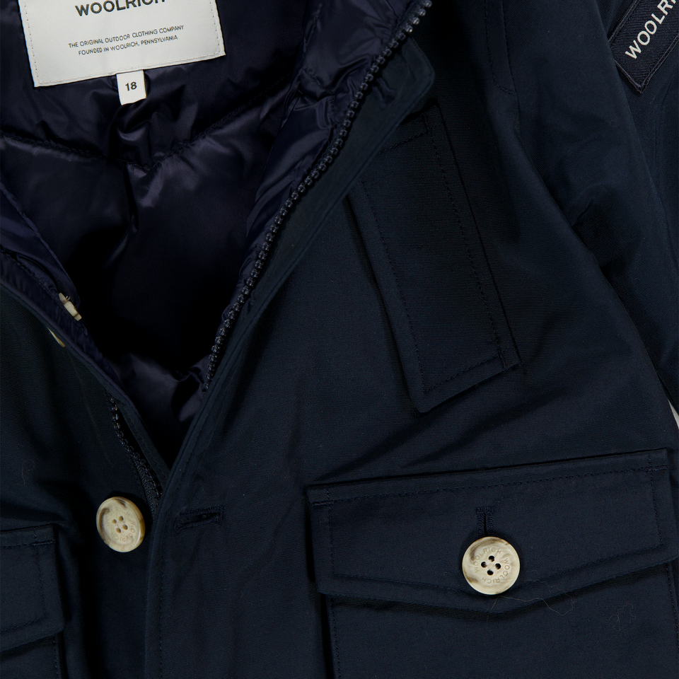 Woolrich Baby Unisex Winter jacket Navy