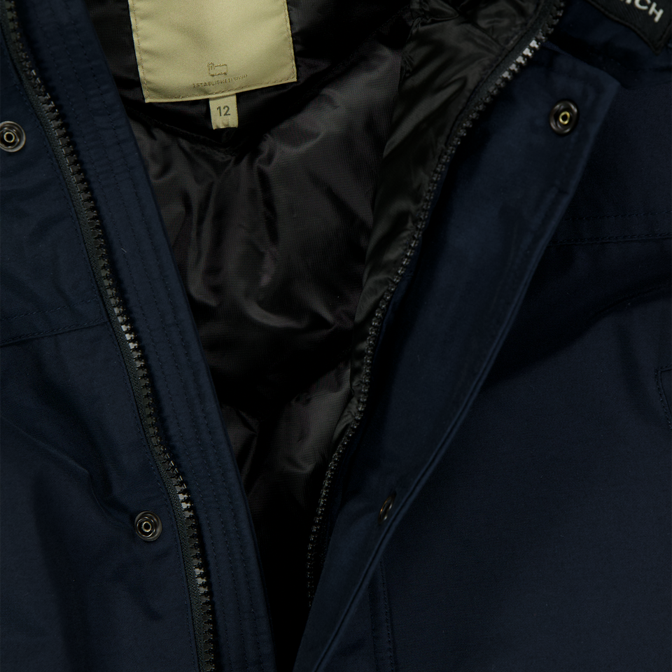 Woolrich Kids Boys Winter Jacket  Navy