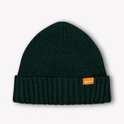 Woolrich Kids Boys Hat Dark Green