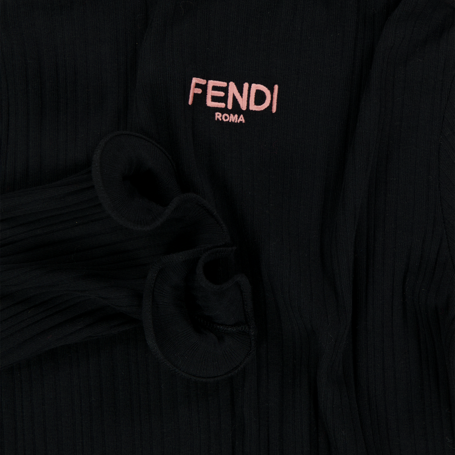 Fendi Kids Girls Dress Black