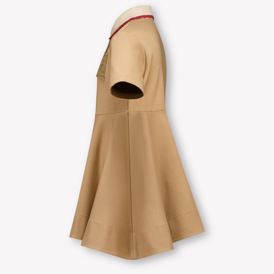 Fendi Kids Girls Dress Camel