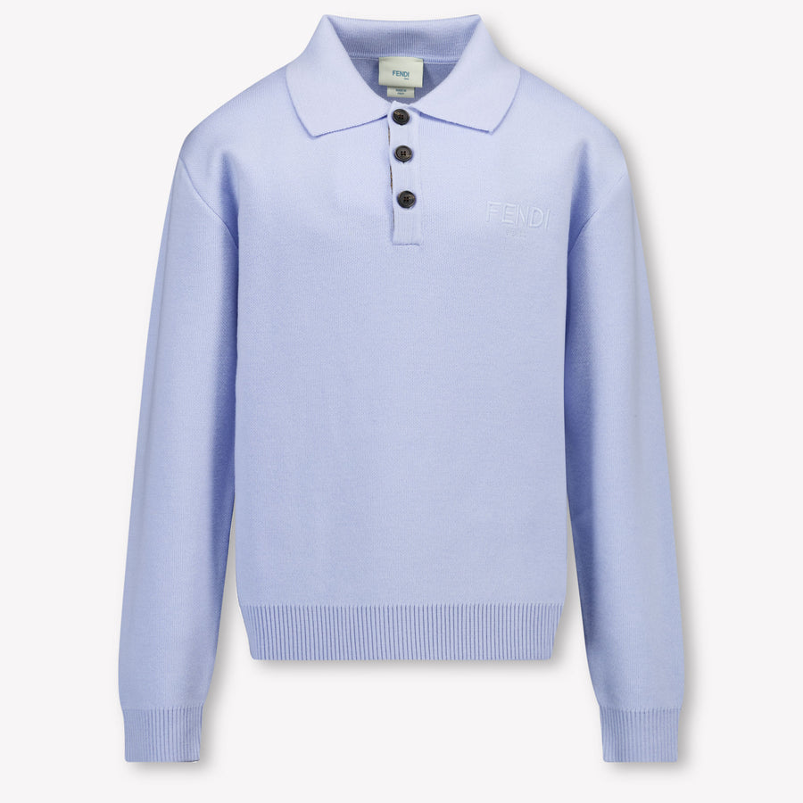 Fendi Kinder Jongens Trui In Licht Blauw
