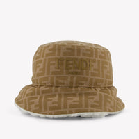 Fendi Kids Unisex Hat  Offwhite